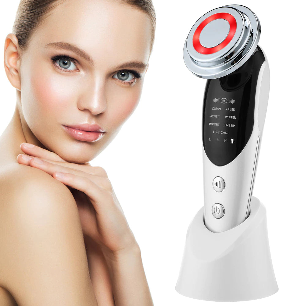 7 in 1 Microcurrent LED Therapy Skin Rejuvenation Facial Massager