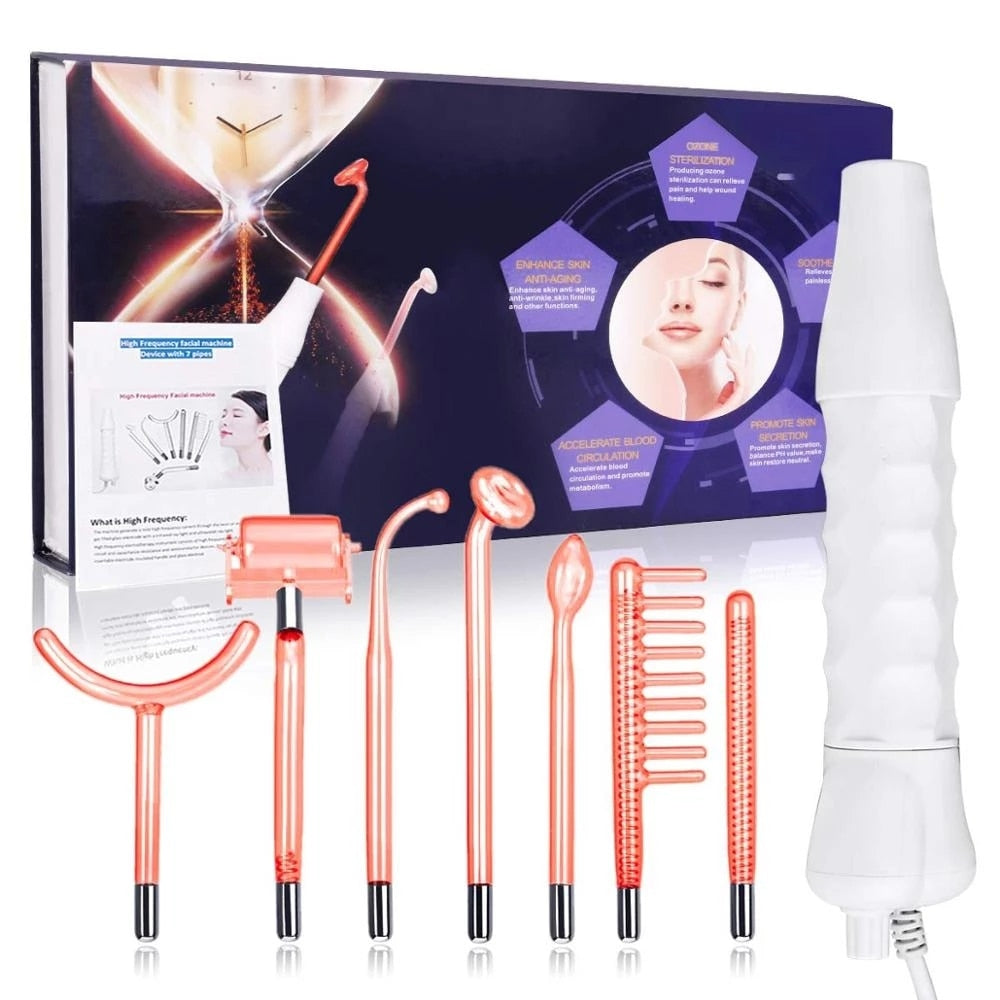 High Frequency Skin Therapy Wand Set