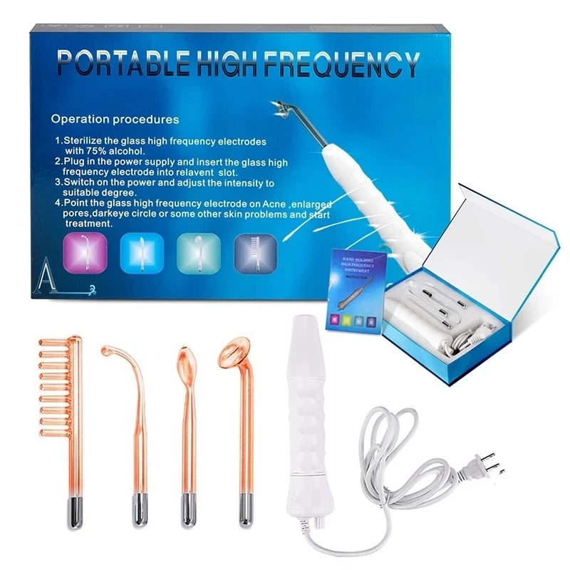 High Frequency Skin Therapy Wand Set