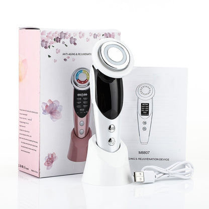 7 in 1 Microcurrent LED Therapy Skin Rejuvenation Facial Massager