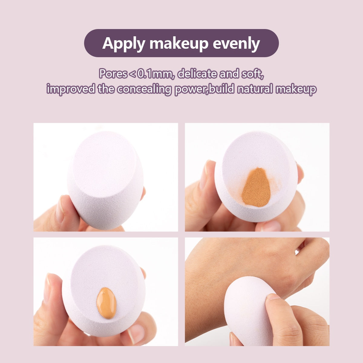 4 piece Makeup Sponge Set