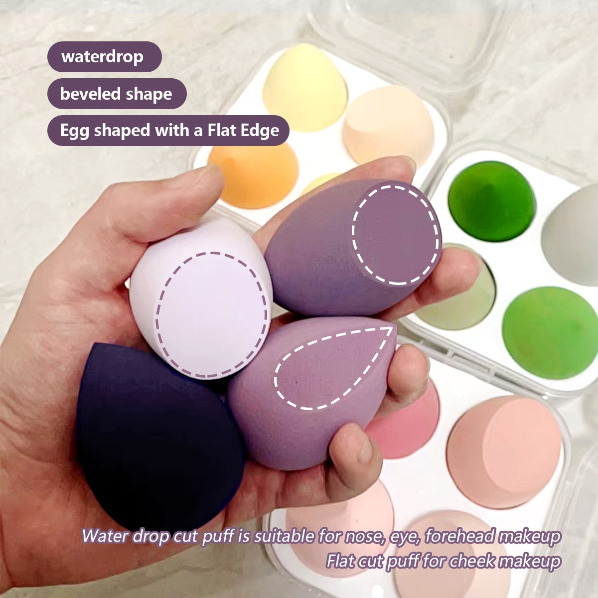 4 piece Makeup Sponge Set