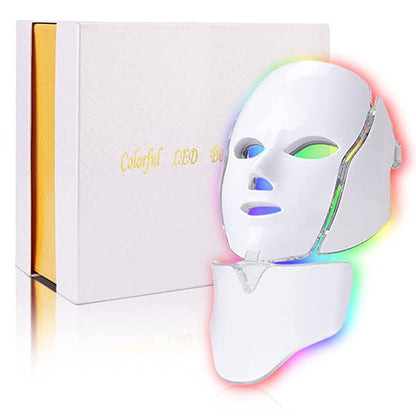 LED Face Mask For Healthier Skin- 7 Color Wavelengths