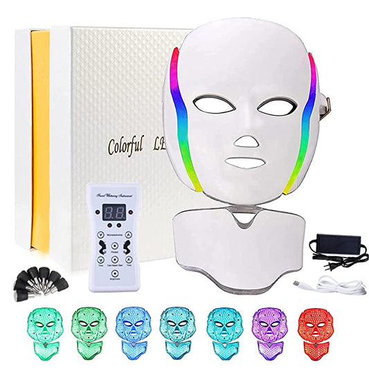 LED Face Mask For Healthier Skin- 7 Color Wavelengths